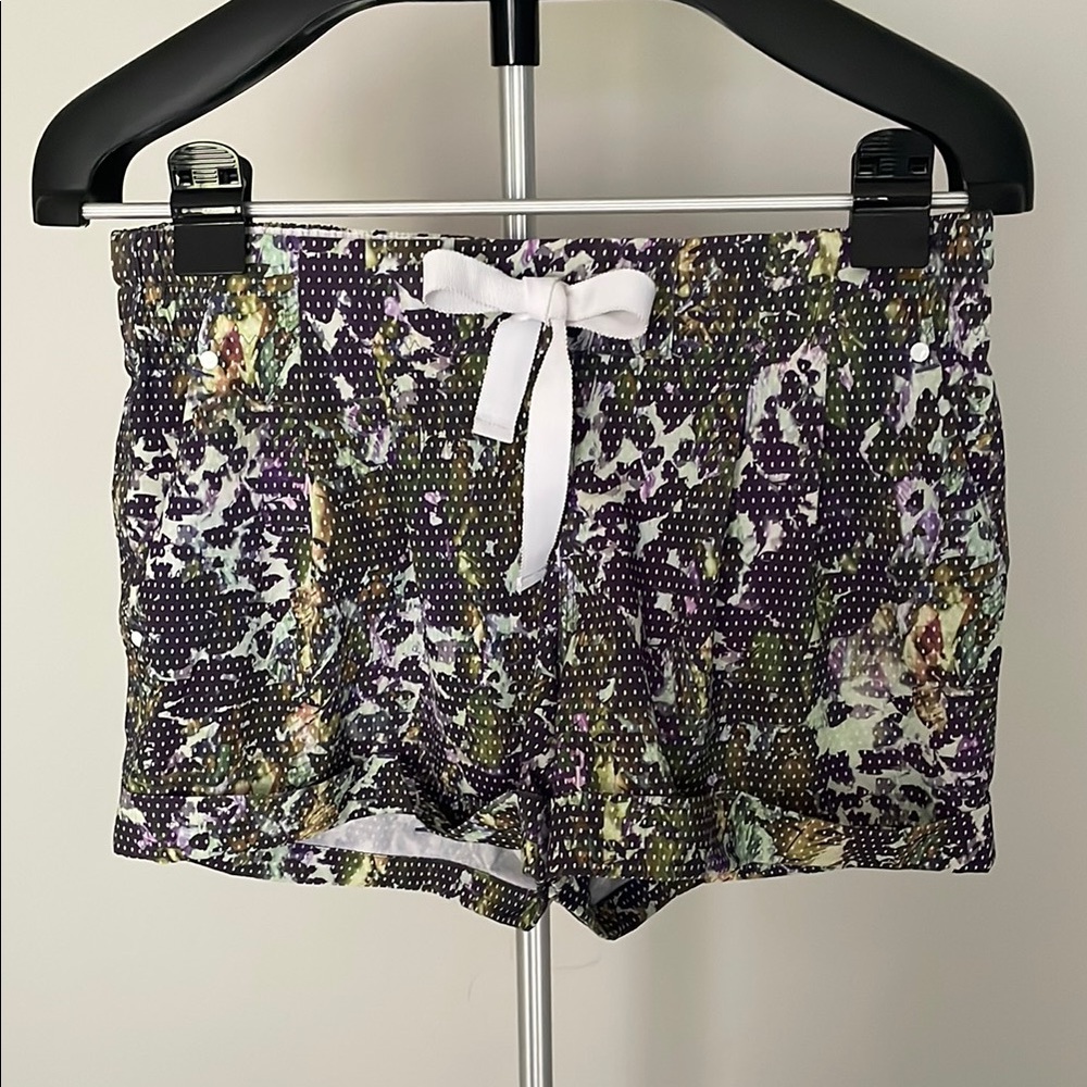 lululemon athletica Purple and White Athletic Shorts